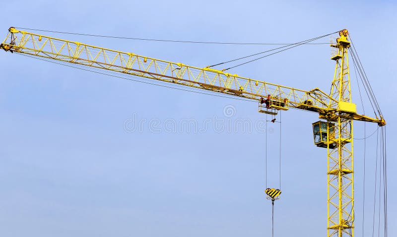 Cranes against the sky