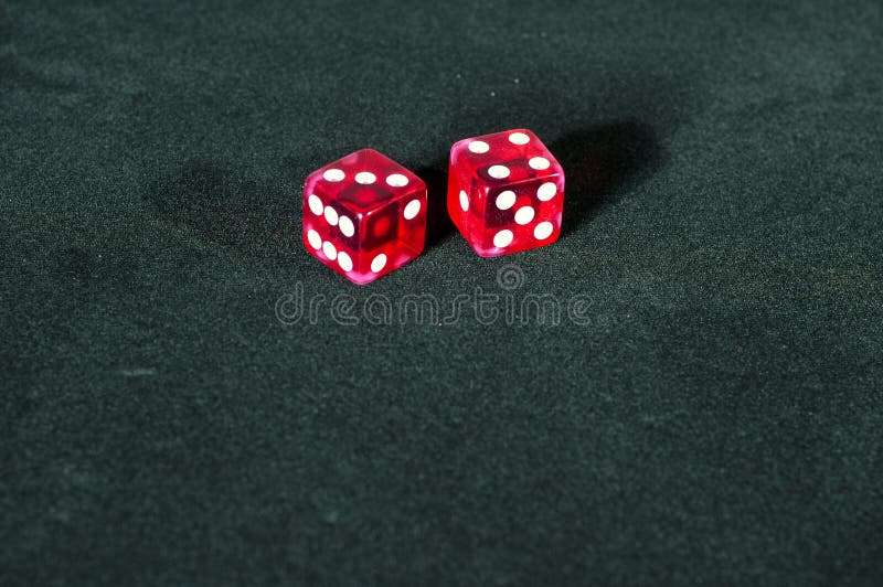 Two dice roll seven stock image. Image of roll, seven - 120523235