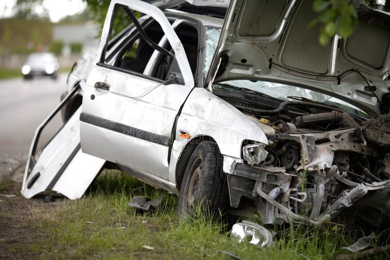 Crash d'accidents de véhicule photos stock Crash d'accidents de véhicule photos stock