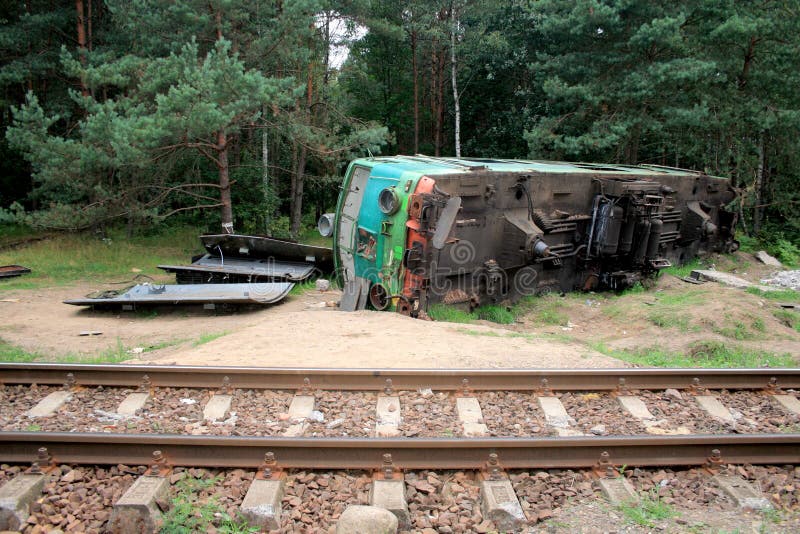 Crash de train photo libre de droits Crash de train photo libre de droits