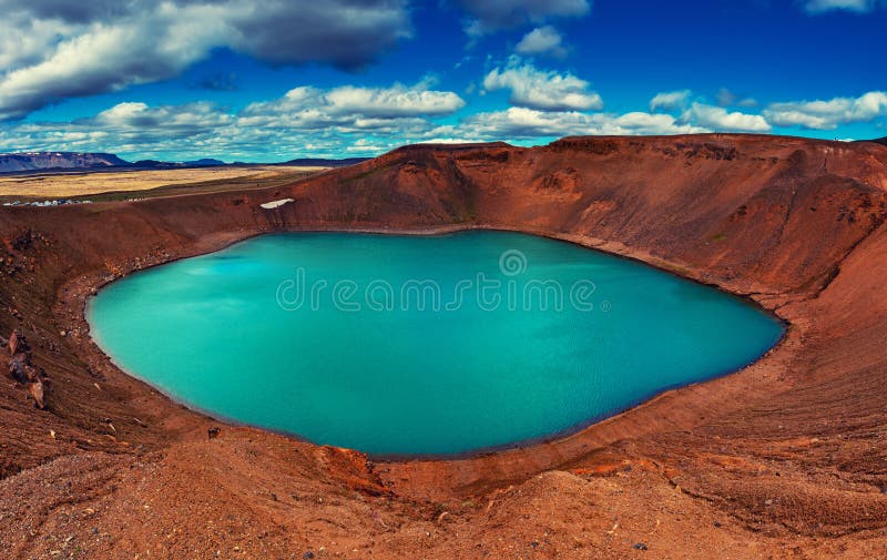 Cratere vulcano Viti immagini stock libere da diritti