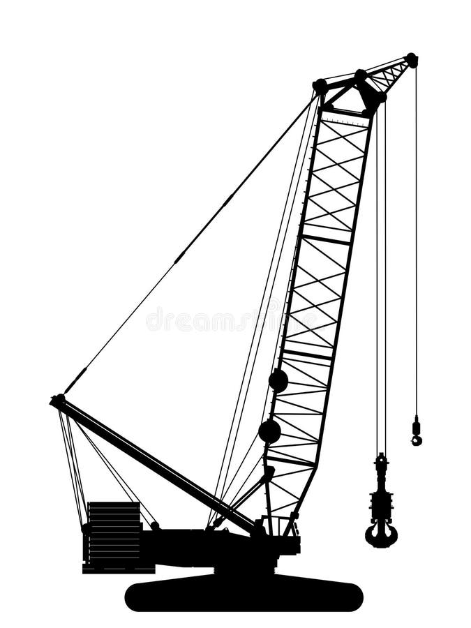 crawler crane clip art