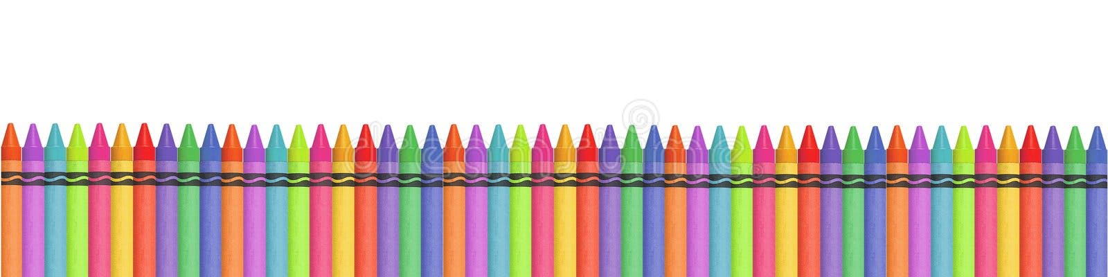 Colorful Crayons stock illustration. Illustration of office - 18924763