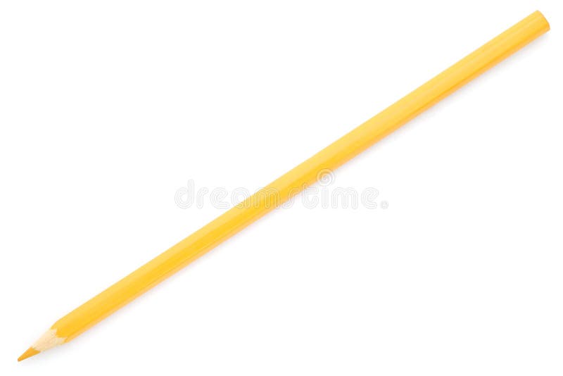 Crayon jaune image libre de droits Crayon jaune image libre de droits