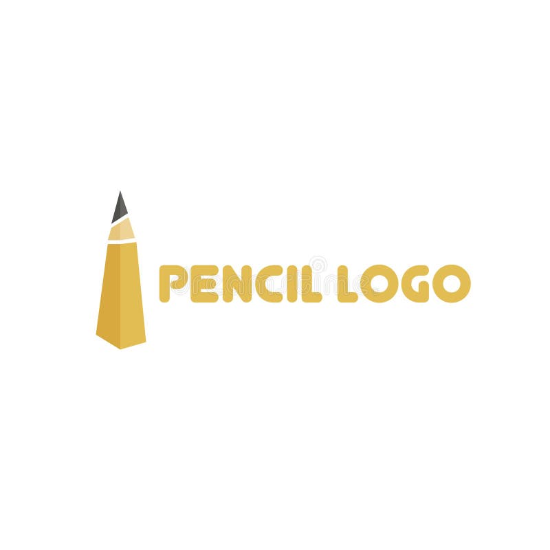 Crayon Logo Vector Art Logo Template Et Illustration Illustration de