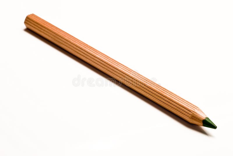 Crayon vert photo stock. Image du wooden, matériel, conception 3289016