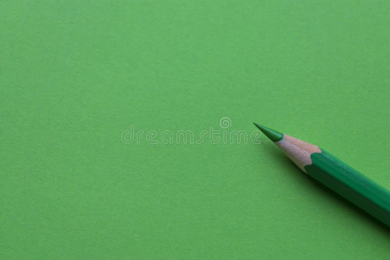 Crayon vert image stock. Image du limite, écologie, brin 31653347