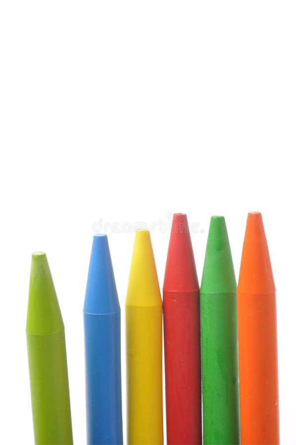 Crayons stock images