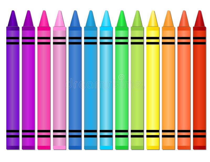 FREE Crayons Clipart (Royalty FREE)