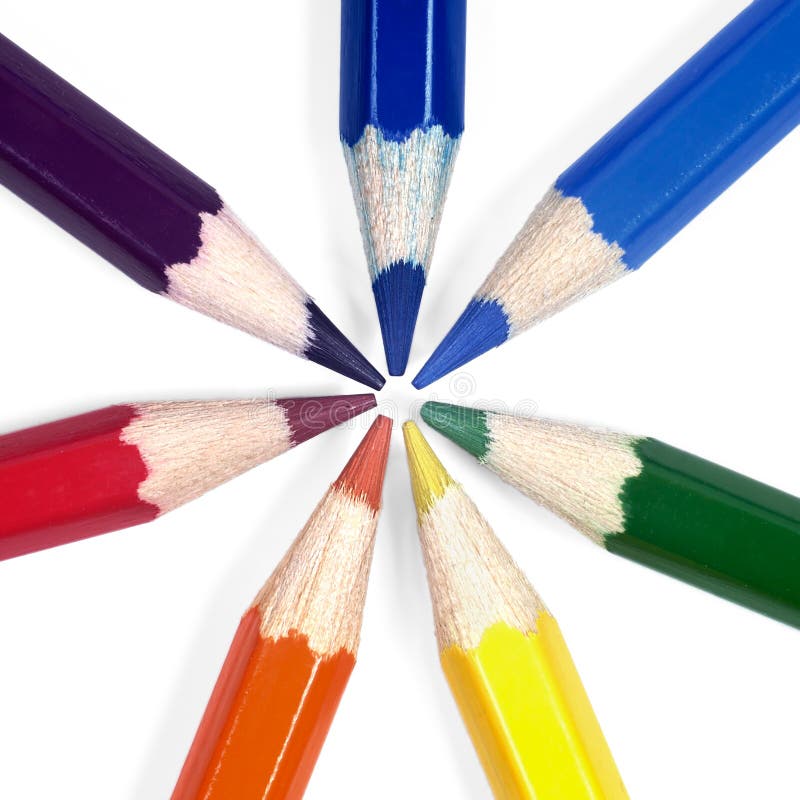 12 Couleurs Crayons De Couleur Arc-en-ciel, Crayons De Couleur
