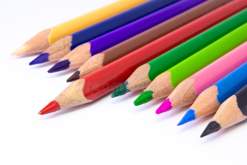Art Text With Colored Pencil Crayons High-Res Stock Photo - Getty Images