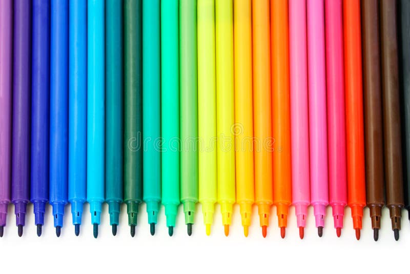 Crayons lecteurs feutres multicolores