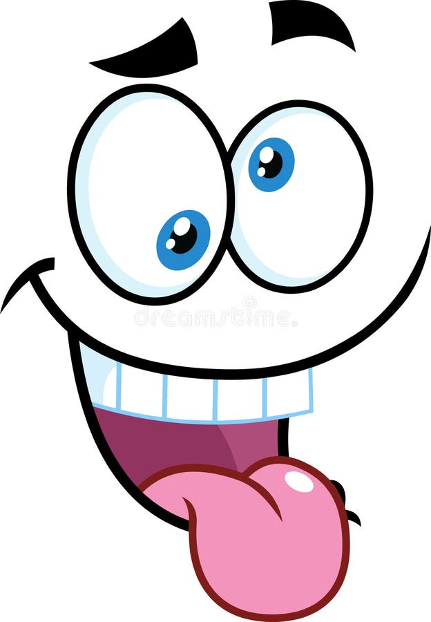 Crazy Cartoon Funny Face with Smiling Expression Stock Vector - Illustration of eyebrow, artistic: 216015644 Crazy Cartoon Funny Face with Smiling Expression Stock Vector - Illustration of eyebrow, artistic: 216015644