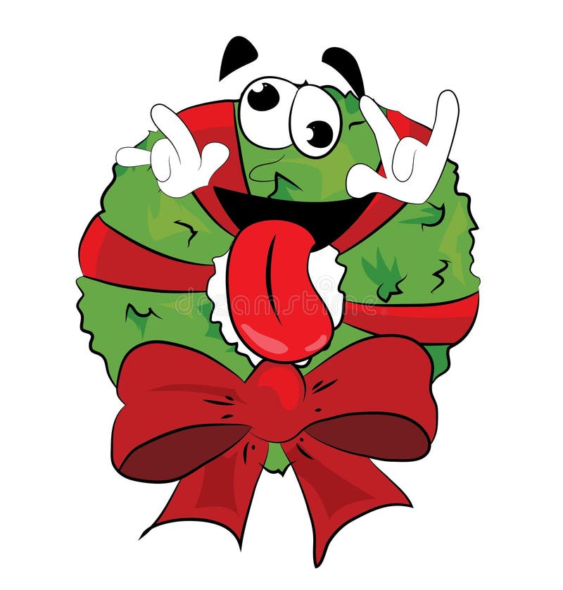 Crazy Christmas Tree Toy Cartoon Stock Illustration Illustration of