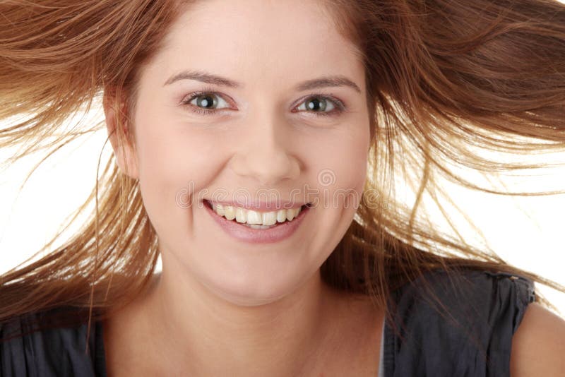 Crazy girl stock image. Image of eyes, female, pretty - 12060569