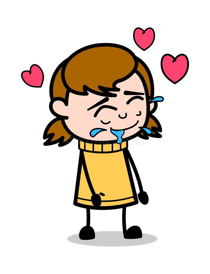 Crazy for Love - Retro Cartoon Girl Teen Vector Illustration Stock Illustration - Illustration of affection, loved: 148518110 Crazy for Love - Retro Cartoon Girl Teen Vector Illustration Stock Illustration - Illustration of affection, loved: 148518110