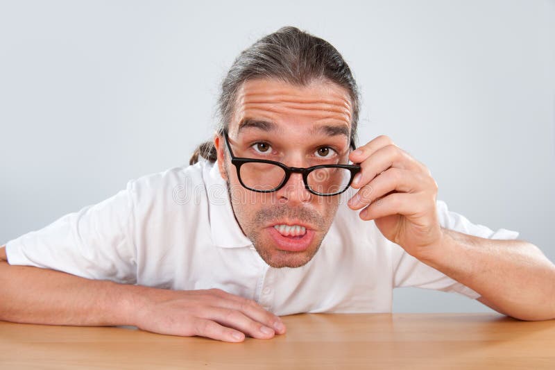 Crazy Man Stock Images Image 35042854