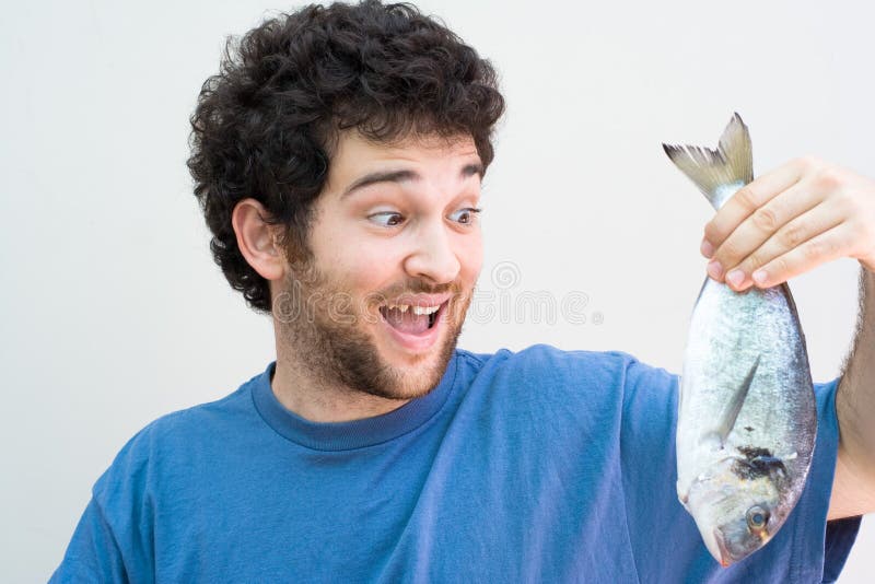 857 Man Beard Holding Fish Stock Photos - Free & Royalty-Free Stock Photos  from Dreamstime