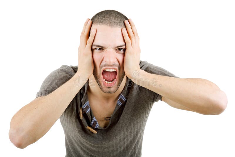 Crazy man stock image. Image of human, excitement, view 82818923