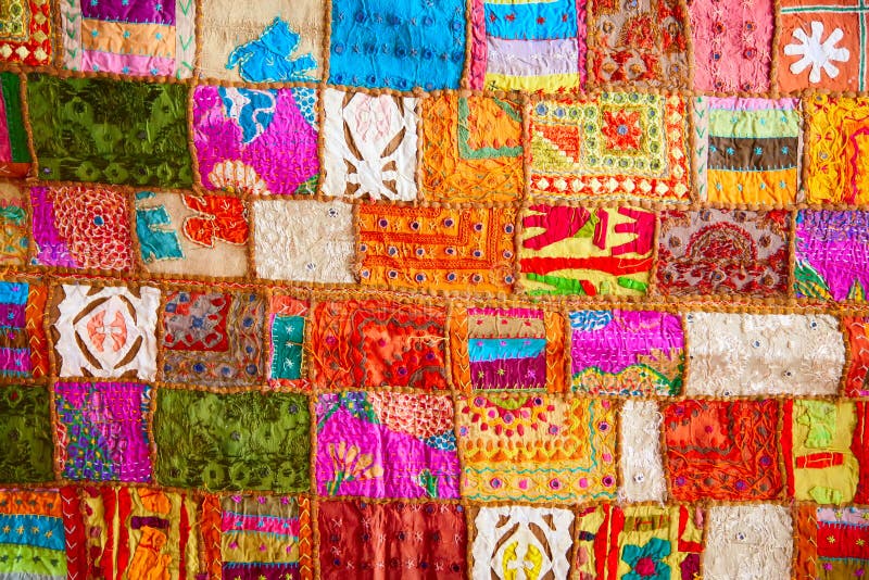 Crazy quilt stock image. Image of linen, ornate, craft 83752033