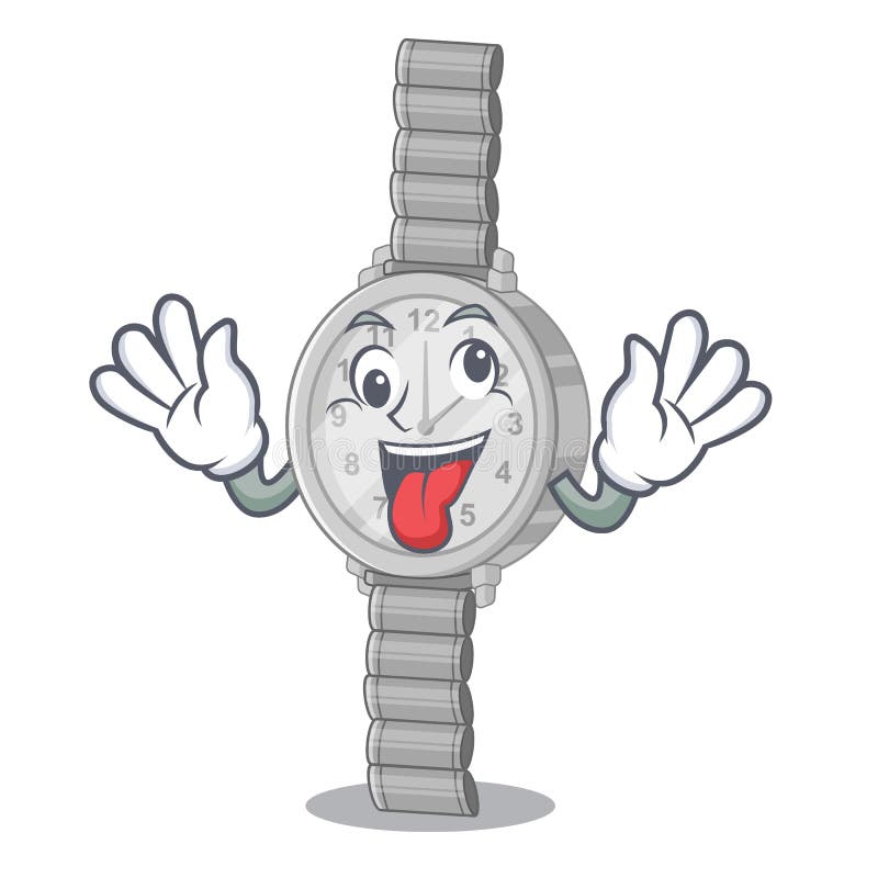 Crazy Wristwatch in the a Cartoon Closet Stock Vector - Illustration of  character, freak: 150291991