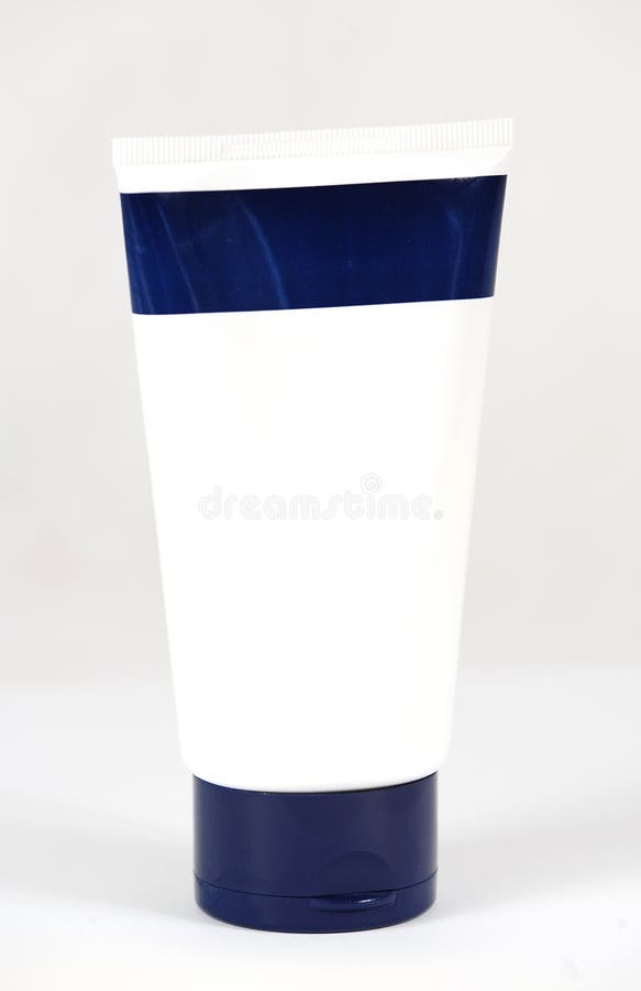 Cream bottle royalty free stock photo