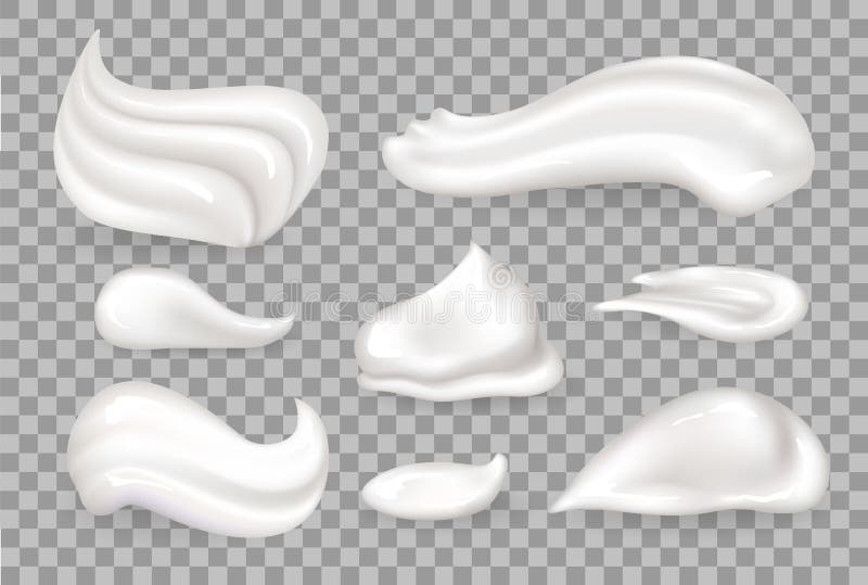 Realistic cream foam white mousse or foaming milk Vector Image