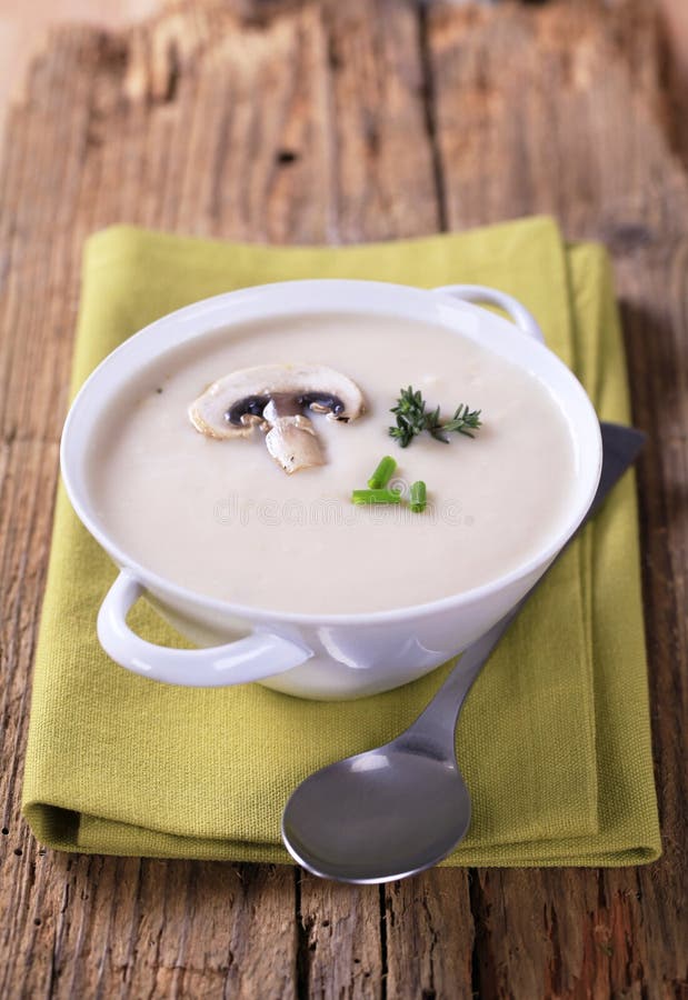 Cream of mushroom soup