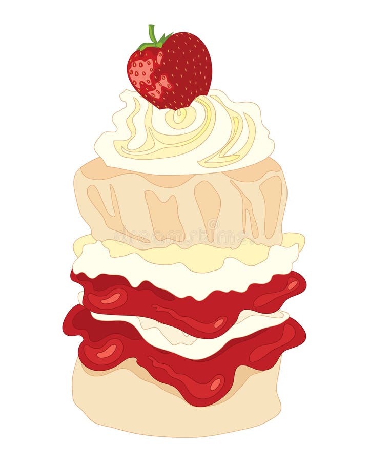 scones with jam and cream clipart flower