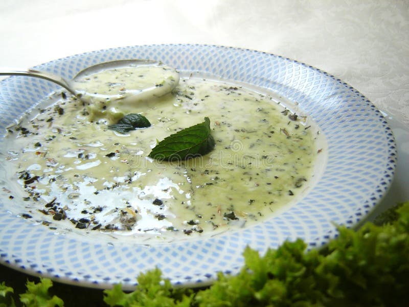 Cream soup stock image. Image of cooked, homemade, cooking - 1516227