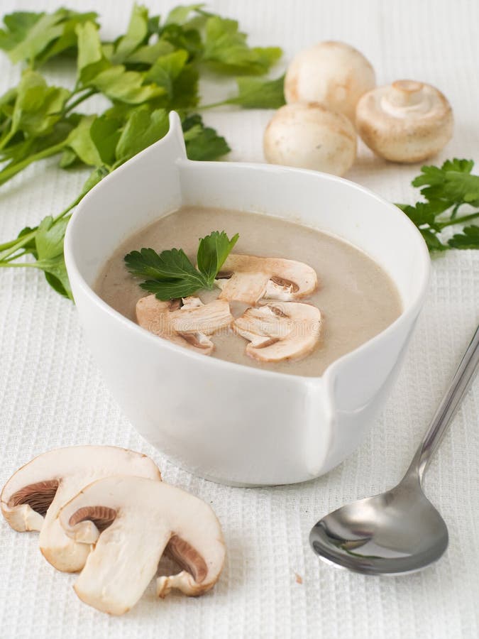 Cream-soup from mushrooms