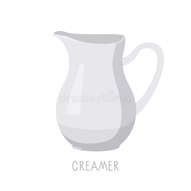 https://thumbs.dreamstime.com/b/creamer-small-white-jug-sock-handle-milk-cream-kitchen-utensils-ceramic-tea-coffee-party-serving-vessel-vector-221921330.jpg