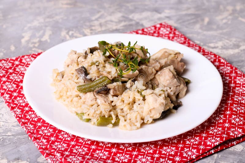 Creamy Risotto from White Rice Stock Image Image of cheese, food