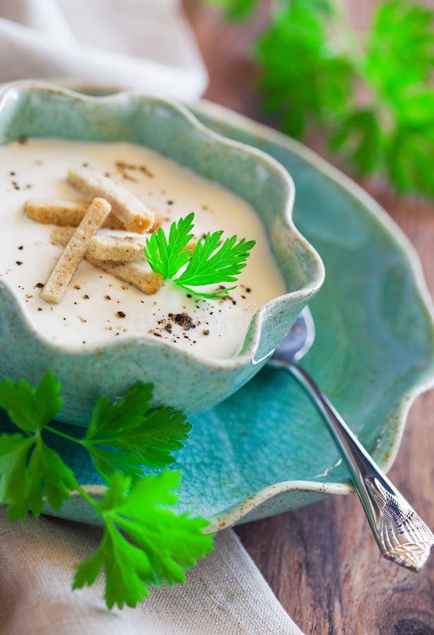 Creamy soup puree