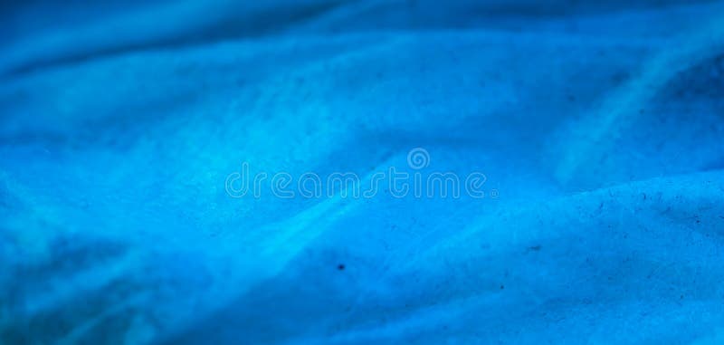 Creased blue cotton fabric. background stock photo