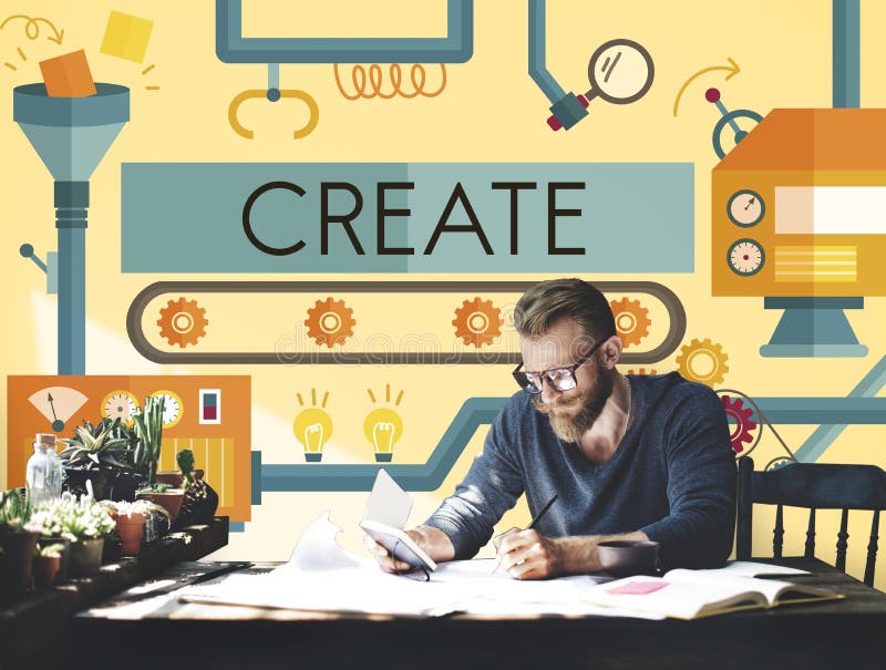 Create Innovation Imagination Development Ideas Concept Stock(06)