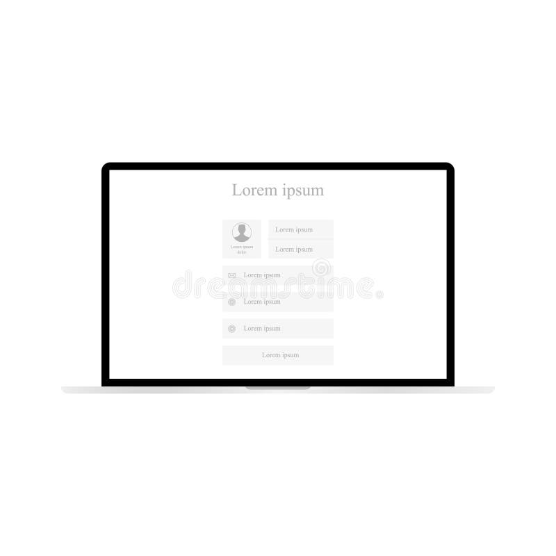 Create Your Account Vector Illustration Stock Vector - Illustration of