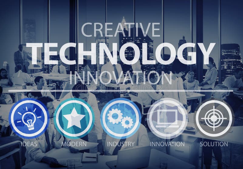 Creatief de Media van de Technologieinnovatie Digitaal Concept stock foto Creatief de Media van de Technologieinnovatie Digitaal Concept stock foto