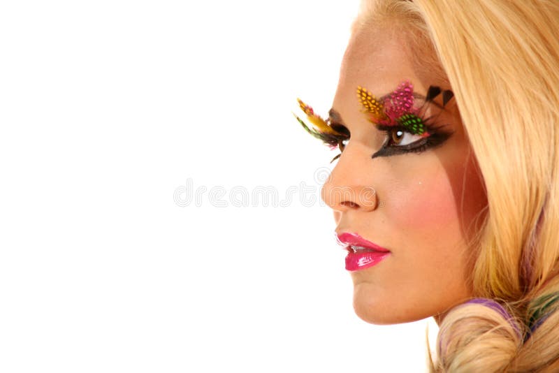 Creatieve make-up stock fotografie