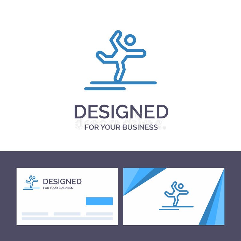 Creatieve Visitekaartje en Embleemmalplaatjeatleet, Gymnastiek, het Presteren, Uitrekkende Vectorillustratie vector illustratie Creatieve Visitekaartje en Embleemmalplaatjeatleet, Gymnastiek, het Presteren, Uitrekkende Vectorillustratie vector illustratie