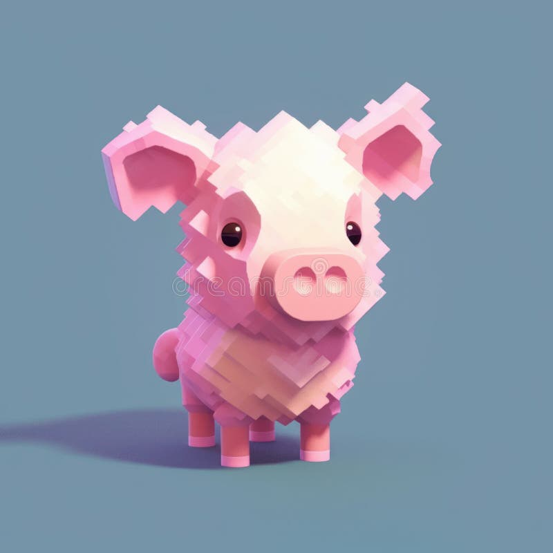 Minecraft Pig Pixel Stock Illustrations 13 Minecraft Pig Pixel Stock