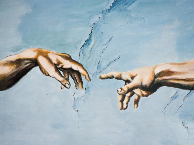 Creation of man fresco