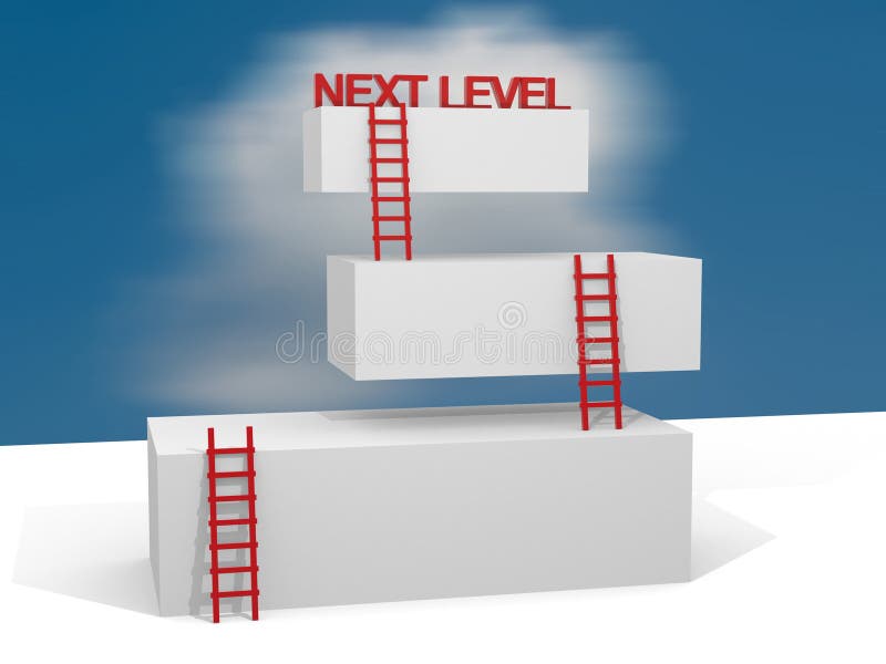 Creative abstract business progress, development, success, next stock illustration Creative abstract business progress, development, success, next stock illustration