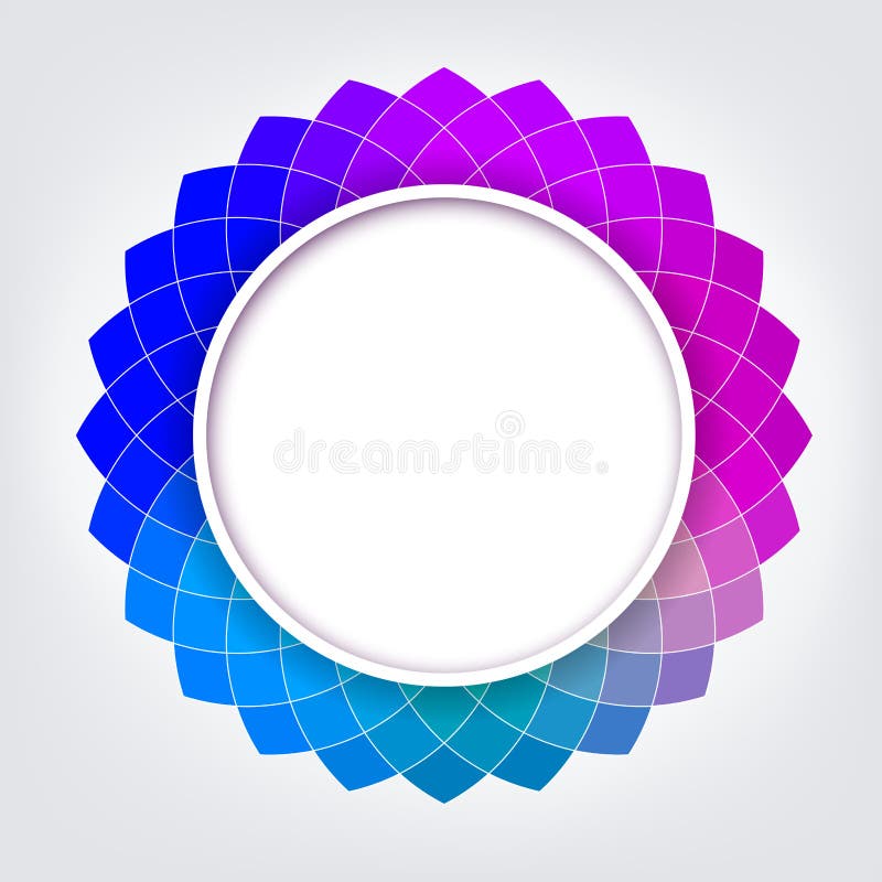 Creative abstract digital flower royalty free illustration