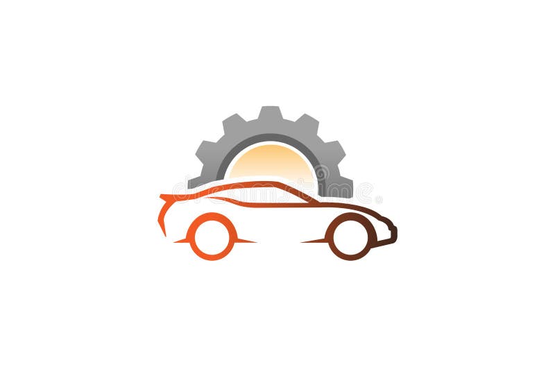 Creative Auto Repair Car Logo Design Illustration Stock Vector ...