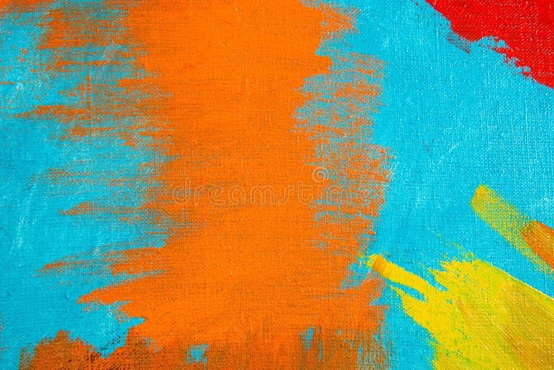 Real Canvas Texture Coated by White Primer Closeup Stock Image