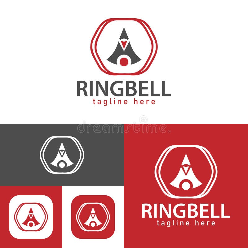 Creative Bell Ringing Logo. Bell Ring Icon.Notification Symbol. Alarm