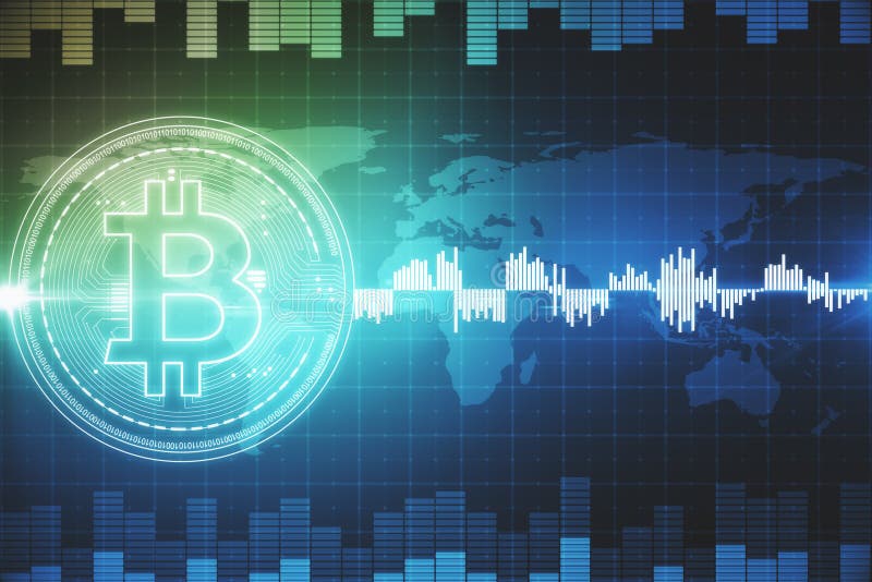 Creative forex bitcoin background vector illustration Creative forex bitcoin background vector illustration