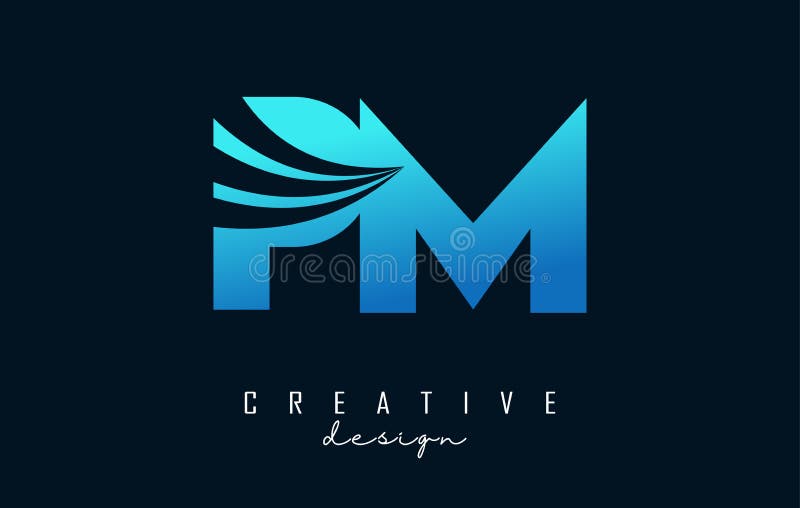 PM P M Letter Logo Design. Initial Letter PM Linked Circle Uppercase Monogram  Logo Red and Blue Stock Vector - Illustration of company, monogram:  193502753
