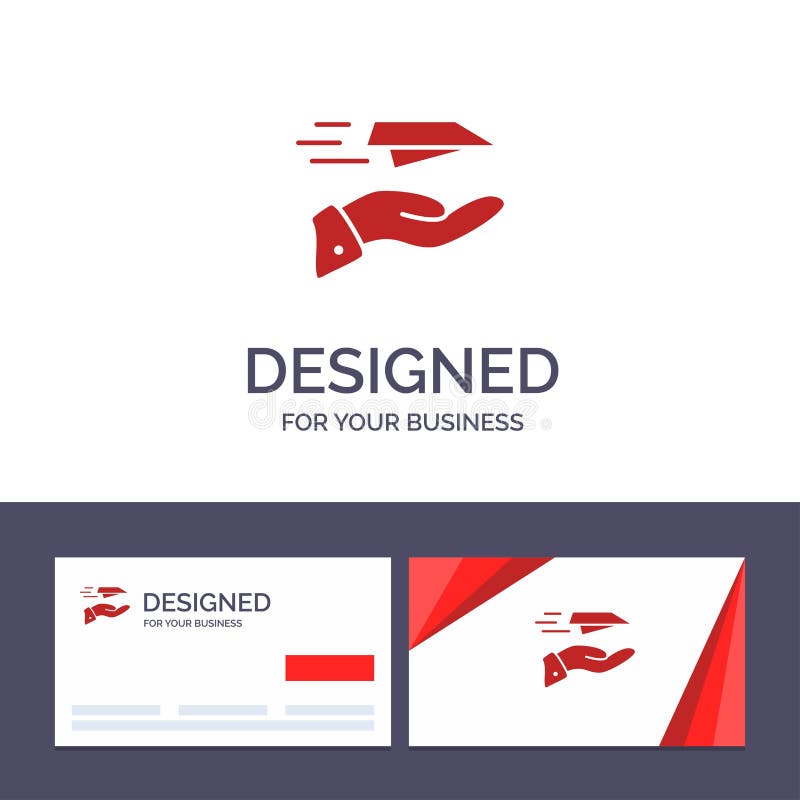 Plane Business Card Template